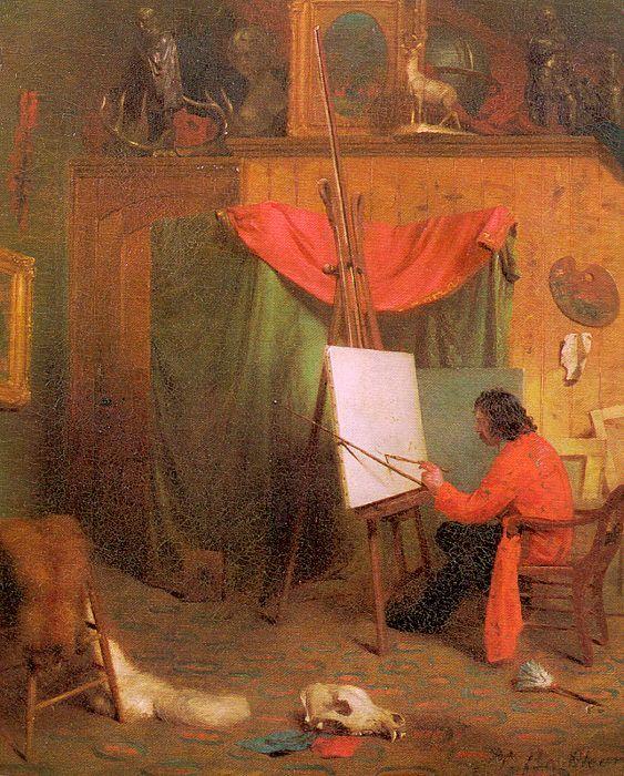 Self-Portrait in the Studio, Beard, William Holbrook